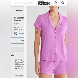 Nordstrom Rack Tranquility Shortie Pajamas - Pink Bodacious